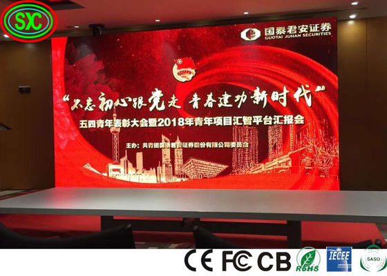 1100cd/m2 500mcd Stage Rental Led Display IECEE Voor Live Events Volkleurig LED-scherm