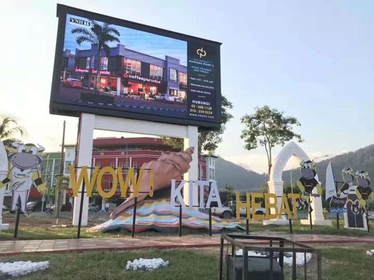 Hoogresolutie buitenwifi dubbelzijdig geleid bord P6 voorzijde service led billboard
