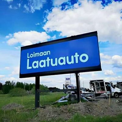 Hoge helderheid en brede kijkhoek Buiten Full Color LED Display voor branding COB