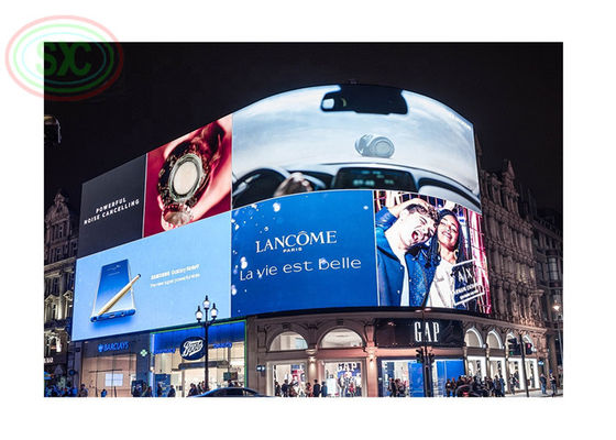 Buitengebied gigantisch LED-muur 3D 4k LED-scherm LED-bord Buitengebied P10 LED-scherm voor media-advertentie