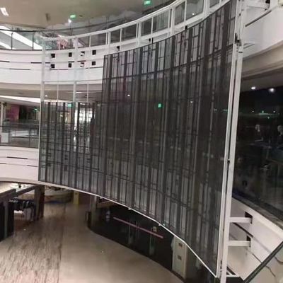 Indoor Shopping Mall Lift Juwelierswinkel Reclame P3.91 Transparent LED-scherm