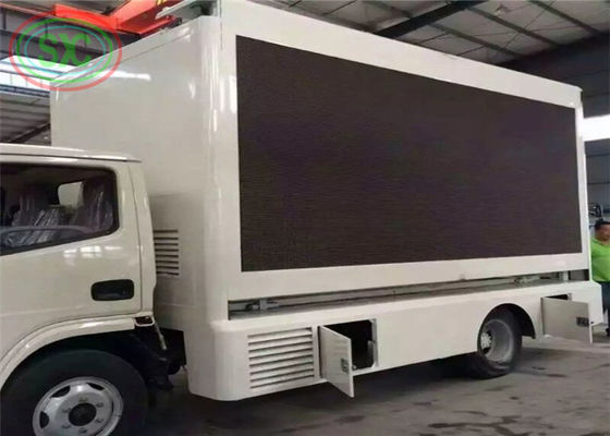 FCC ISO van Ce ROHS van het Mobiele Vrachtwagen LEIDENE Vrachtwagens Vertonings leidden de Mobiele Digitale Aanplakbord de mobiele digitale aanhangwagen van het reclameteken