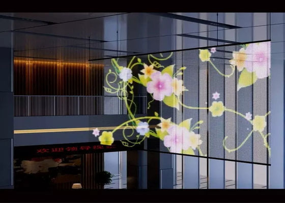 Hoge helderheid doorzichtig LED-scherm Billboard Epistar chip 3 jaar garantie