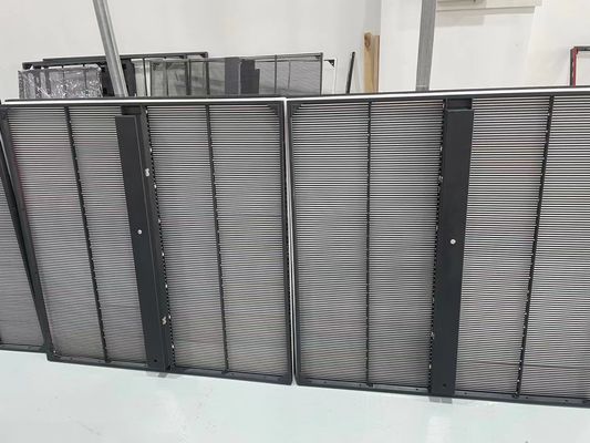 P3.91 Doorzichtig LED-scherm 1920Hz Vernieuwingssnelheid 5V DC Binnen