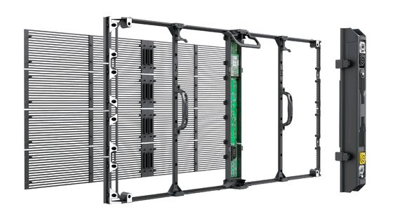 Full Color P3.91mm-7.82mm Transparent Led Screen Panels Hoge helderheid
