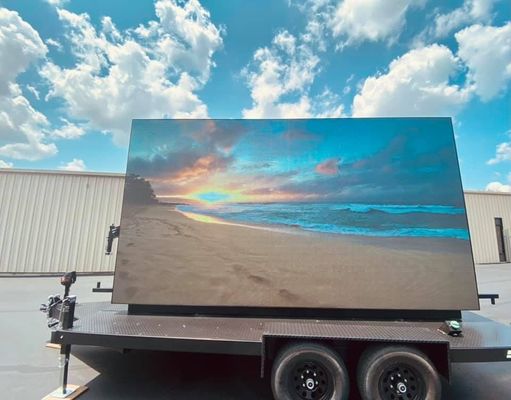 Buiten Full Color High Brightness Big Led Screen P5 640*640mm Vaste reclame LED-bord