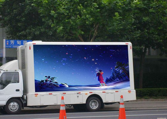 IP65 Video Digitale Truck Gemonteerd Led Display Volkleur 10mm Pixel Pitch