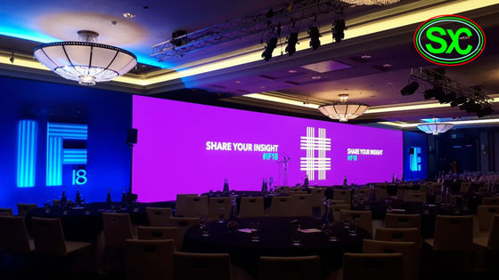 HD Full Color SMD LED Screen Die-Cast Aluminium Panel Stage Background Full Color 256mm X 128mm Module Grootte