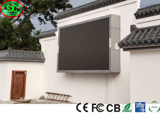 P6 Outdoor Full Color LED Display Scherm Op maat Gemakkelijk te installeren Grote commerciële reclame video muur