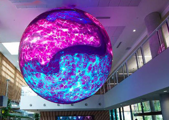 State-of-the-art LED Sphere Screen UL gecertificeerd voor winkelcentrum/evenement Onderhoudsmethode Backside Service