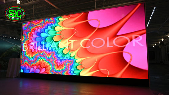 P10 Full Color Stage LED-schermverhuur met afstandsbediening, hoge resolutie
