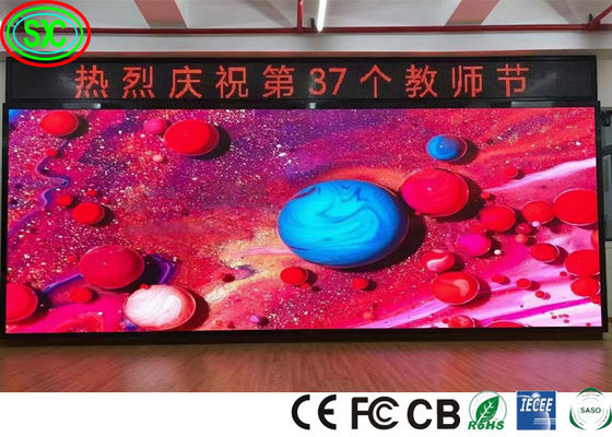 IECEE Indoor Full Color LED Display 250W/M2 P3 P4 P5 P6 SASO full color led display scherm