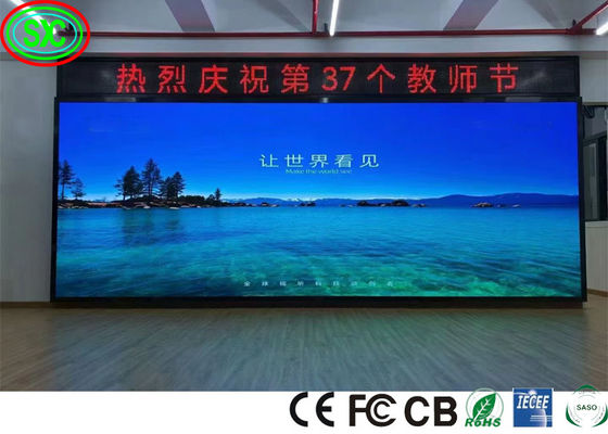IECEE Indoor Full Color LED Display 250W/M2 P3 P4 P5 P6 SASO full color led display scherm