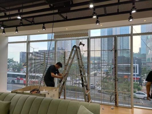 P3.91-7.82 Indoor Transparent Led Display scherm SMD Verhuur van glazen scherm Full Color LED scherm