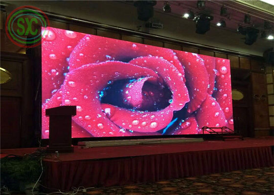 P10 Full Color Stage LED-schermverhuur met afstandsbediening, hoge resolutie