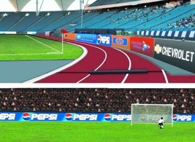 P8 Outdoor voetbalveld Stadion LED-scherm IP65 waterdicht 5000cd/M2