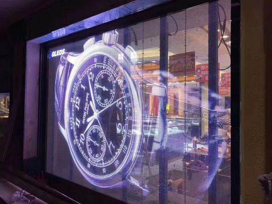 Garantie 1000 uur Gemiddeld zonder storing Doorzichtig LED-scherm met 6,2 kg kastgewicht