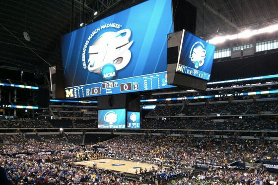 P10 Buiten LED-scherm voor stadions IP65 waterdicht 10mm Pixel Hoge helderheid