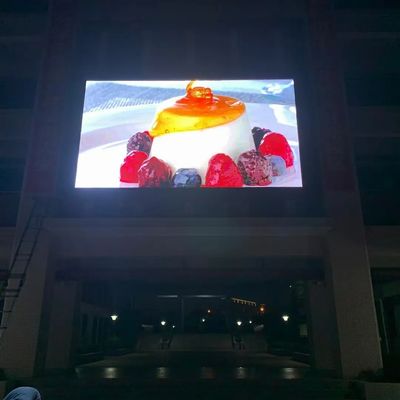 Lichtgewicht en buiten Full Color LED Display P10 voor reclame en evenementen met eenvoudige structuur en hoge helderheid