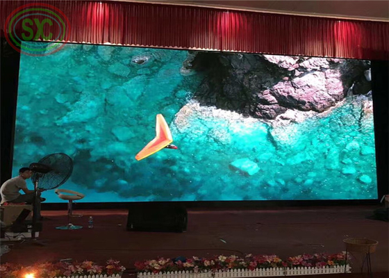 High Definition Full Color SMD P3.91 Advertising LED Video Display 250*250mm module grootte