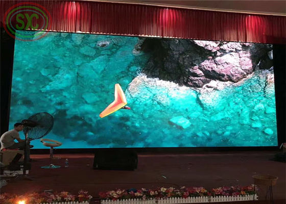 High Definition Full Color SMD P3.91 Advertising LED Video Display 250*250mm module grootte