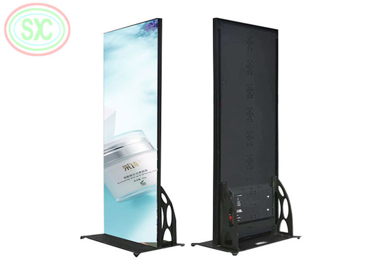 4k naadloos binnenvloer staan poster LED display P2.5 LED teken beweegbaar