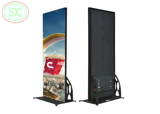 4k naadloos binnenvloer staan poster LED display P2.5 LED teken beweegbaar