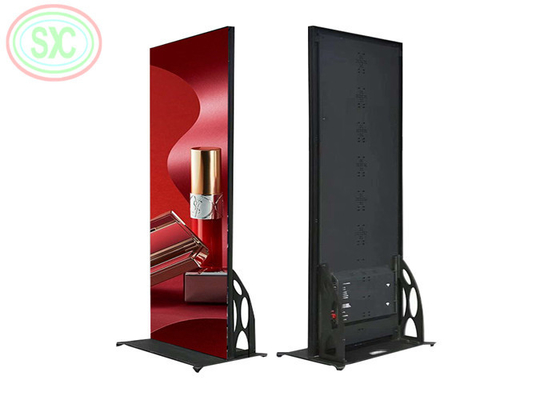4k naadloos binnenvloer staan poster LED display P2.5 LED teken beweegbaar