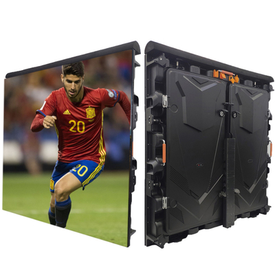 Waterdicht LED-scherm 320*160mm met 7500cd/sqm Helderheid en IP65 HD Ultra-Thin Stadium LED Die-Casting Aluminium