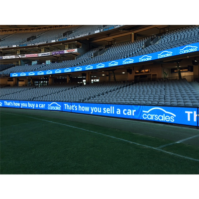 Waterdicht LED-scherm 320*160mm met 7500cd/sqm Helderheid en IP65 HD Ultra-Thin Stadium LED Die-Casting Aluminium