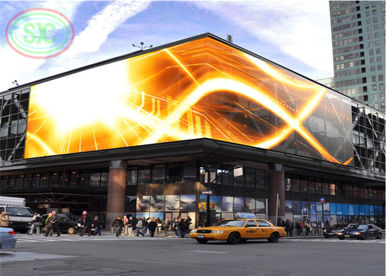Verstelbare hoek buitenshuis gigantische LED billboard aanpassen LED-paneel in het centrum van de stad