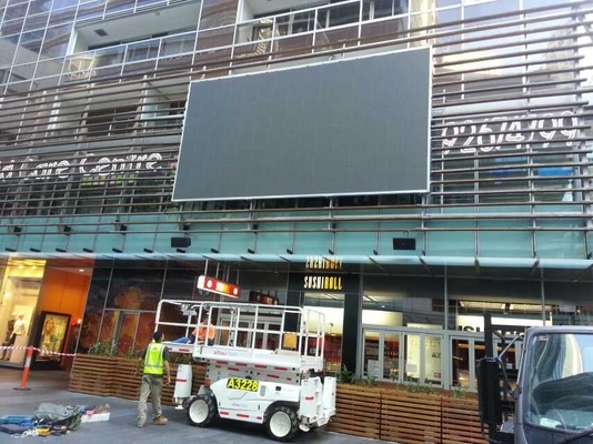 SCX LED-advertentie vaste installatie 7500cd hoog helder Nationstar SMD2727 P6 outdoor full color gebogen led scherm