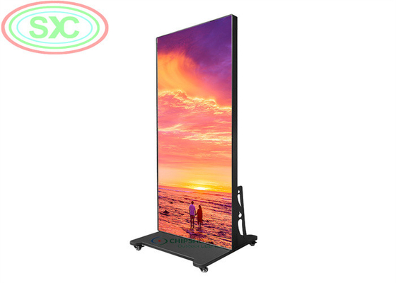 1/32 scan staande vloer LED-display binnenshuis P2.5 poster LED-scherm 640*1280mm
