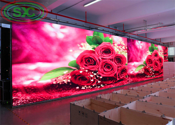 P4 Ultra-dun vaste indoor full-color 4k HD video muur/LED display indoor full-color led display