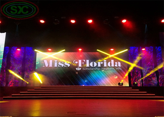 Indoor Full Color SMD2121P4 Die Cast Aluminium Cabinet Stage Led Screens met 3 jaar