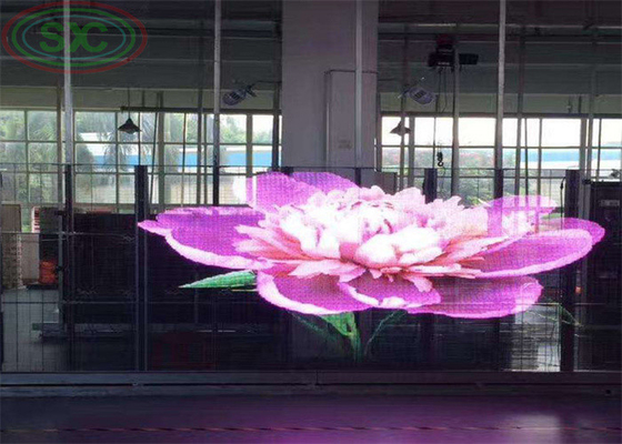 Waterdicht IP43 en rijmethode Transparante LED digitale display voor effectieve communicatie