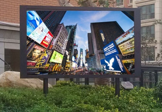 De openlucht van de Vertoningshd van P5 P6 P8 P10 Volledige Kleur leidde Vast Installatiefront service outdoor advertising outside Geleid Teken