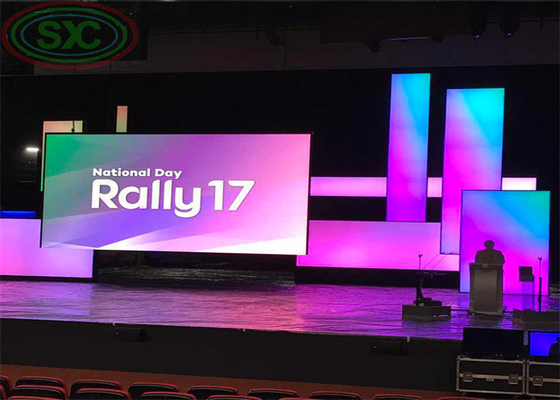 LSN-besturingssysteem LED-display met een full-color buischip en een framefrequentie van 60 Hz