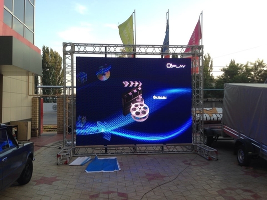 Hoge helderheid P6 nationstar SMD3535 openlucht waterdichte reclamehoogte - de kwaliteit bevestigde huur geleide vertoning