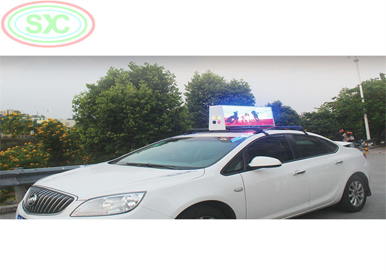 Witte LED-lampen taxi top LED-bord LED-display buiten P5 P6 P10 LED-scherm WIFI-besturing