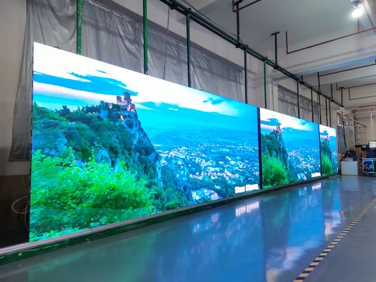 Goede prijs Het volledige Kleurenp5 van RGB Openlucht LEIDENE Videokabinet Muur5500cd/sqm Aluminium voor Activiteiten online