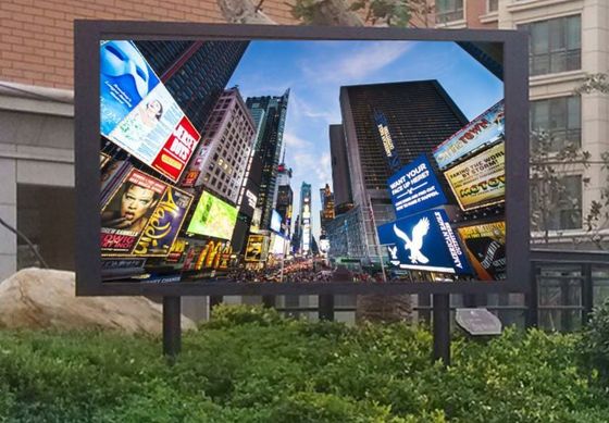 Goede prijs IP68 waterdicht energiebesparend P10 full-color outdoor LED display met 7000 helderheid led billboard online