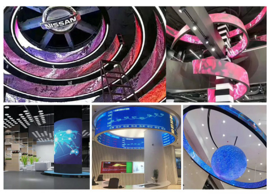 SMD2121 Led Type Transparent LED Screen met IP43 waterdicht en 0,2 kg/PC modulegewicht