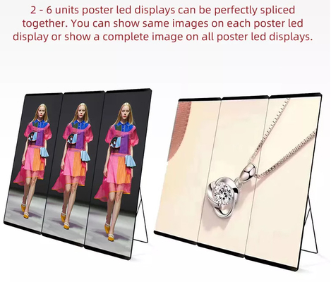 Indoor Wifi 4g Control Full Color P2.5 Screen Led Poster 3840Hz refresh Nationstar diodes buiten led scherm display