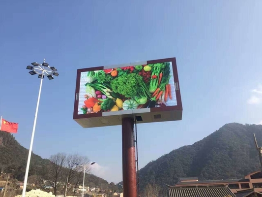 SMD3535 de hoogtehelderheid leidde reclame het scherm die Volledige vast Kleuren Openlucht adverteren LEIDEN van P10 P8 P6 P5 Aanplakbord installeert