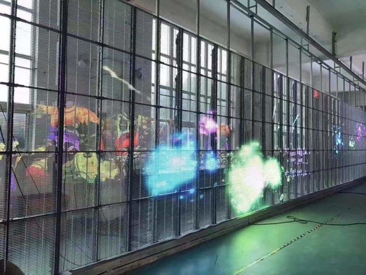 AC100-240V 60Hz Input Transparent LED Display Screen voor indoor reclame video display functie 3-5 jaar garantie