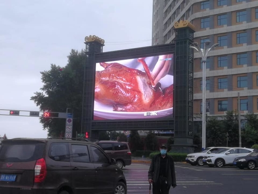 de grote geleide digitale lamp van de vertoningskinglight van de aanplakbord concurrerende prijs p10 openlucht vaste geleide leidde het reclamescherm