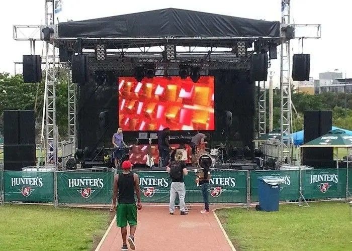 P10 Buitenscherm met LED-advertentie IP65 waterdicht 5000 cd/m2