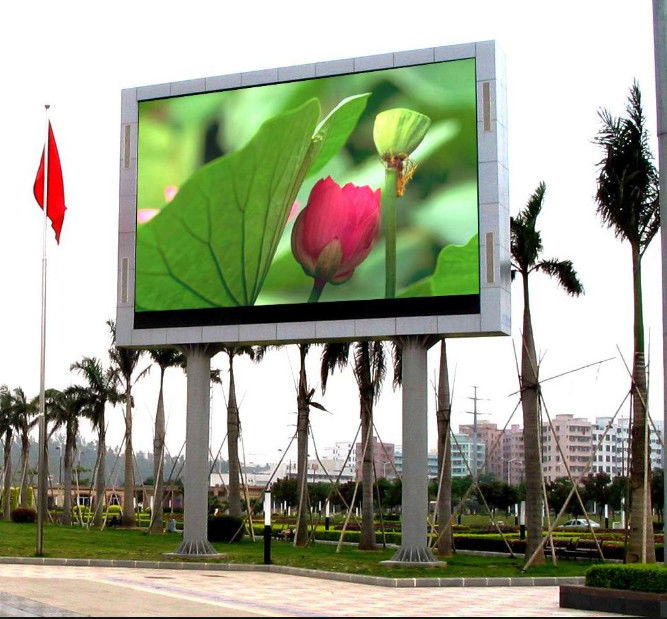 IP65 RGB Buiten P10 Full Color LED Display Led Groot Scherm 960*960 kast full color reclame led display
