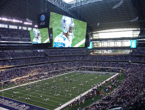 HD RGB Indoor Stadium Led Display SMD 3G Wifi Control, Helderheid 800 stadion led display